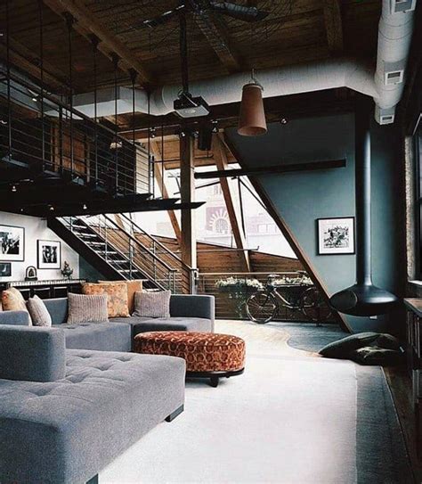 Modern Bachelor Pad : Modern Bachelor Pad With An Industrial Touch ...