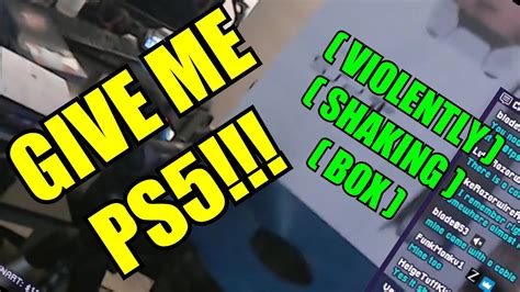 GIVE ME PS5!!! aka How NOT to Unbox a Game Console - YouTube