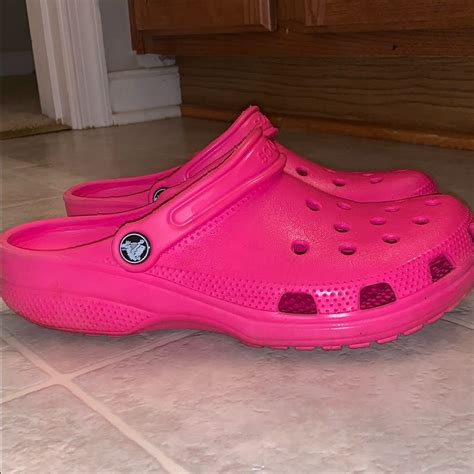 Hot Pink Crocs (With images) | Pink crocs, Crocs, Hot pink