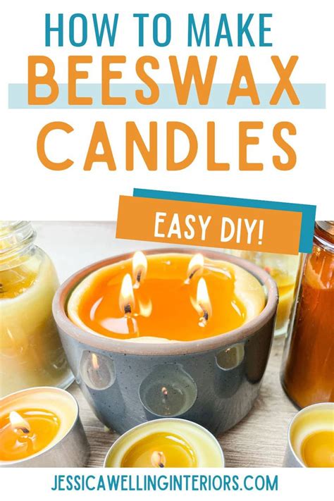 How to Make Beeswax Candles - Jessica Welling Interiors