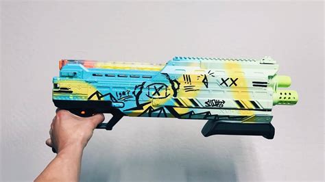 Custom Painting A Nerf Gun - YouTube