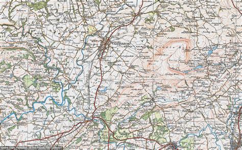 Historic Ordnance Survey Map of Pendleton, 1924