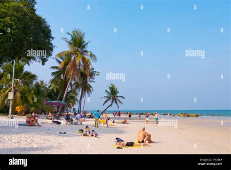 Beach, Hua Hin, Thailand Stock Photo - Alamy