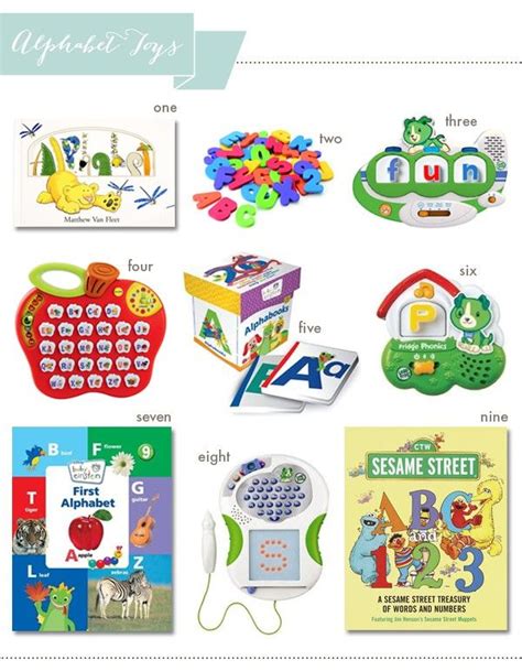 Alphabet Toys | Alphabet toys, Infant activities, Baby toys