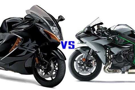 เปรียบเทียบสเปค Suzuki Hayabusa VS Kawasaki Ninja H2 - MOTOWISH