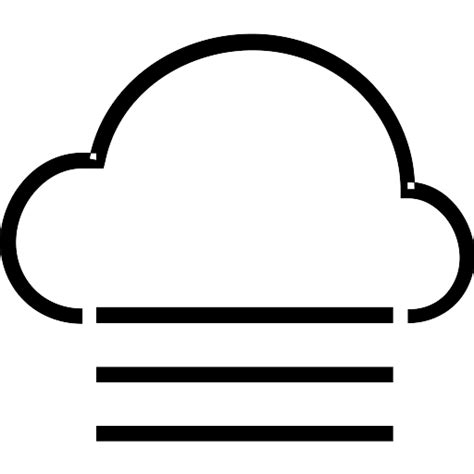 Weather fog icon vector SVG, PNG download free