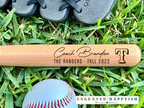 Engraved Miniature Coach Baseball Bat, Coach's Baseball Bats, Custom ...