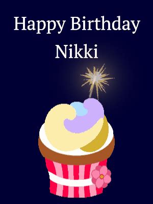 Happy Birthday Nikki GIF 8