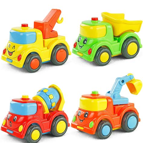 baby toy 4/LOT Inertial smiling face car baby 0 2 3 year old baby toy ...