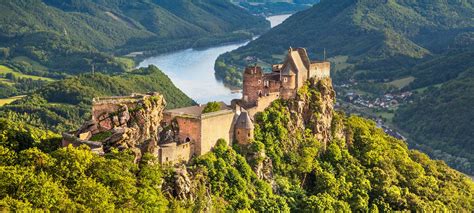 Sitting high atop a hill overlooking the Danube River in Austria ...