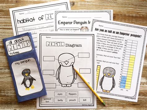 Penguin Activities No Prep Math, Literacy and Science Pack - Primary ...