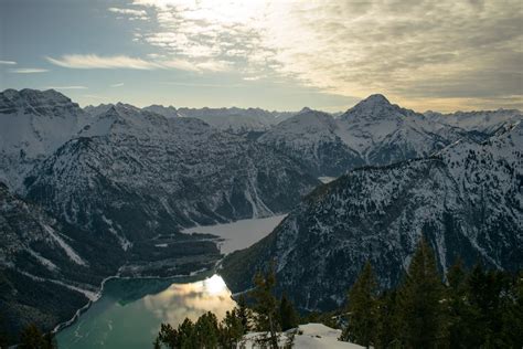 Snowcap Mountains during Sunset · Free Stock Photo