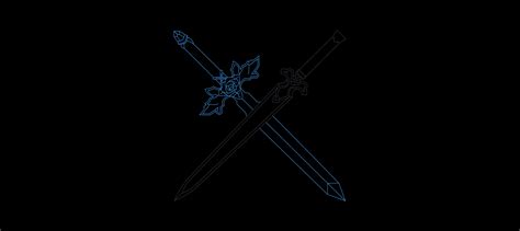 Blue Rose and Night Sky Sword Wallpaper, HD Artist 4K Wallpapers ...