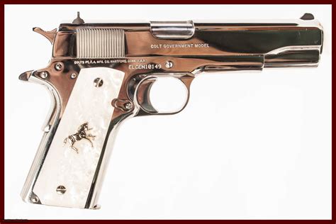 COLT CUSTOM 1911 38 SUPER USED GUN INV 215518