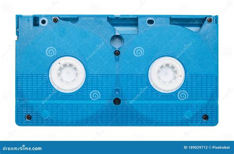 Blue VHS Tape stock photo. Image of tape, isolated, blue - 189029712