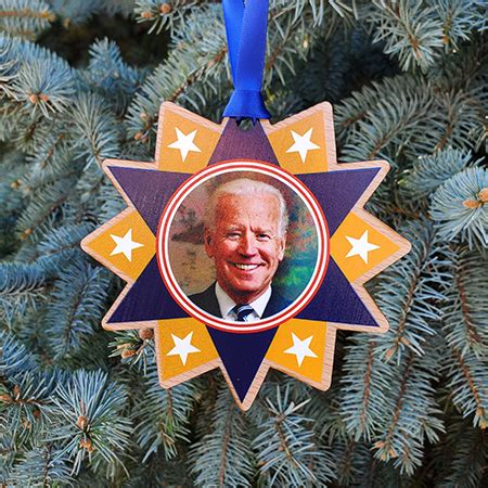 Joe Biden Holiday Ornament