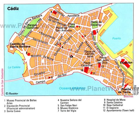 CADIZ SPAIN MAP - Imsa Kolese