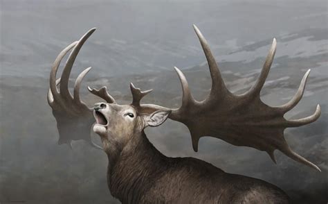 The Giant Deer Megaloceros giganteus by Tom Björklund | Primeval Flora & Fauna | Pinterest ...