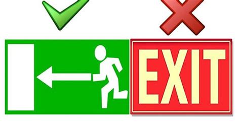 Why should emergency exit signs be green, not red? EHS guide - HSE and ...