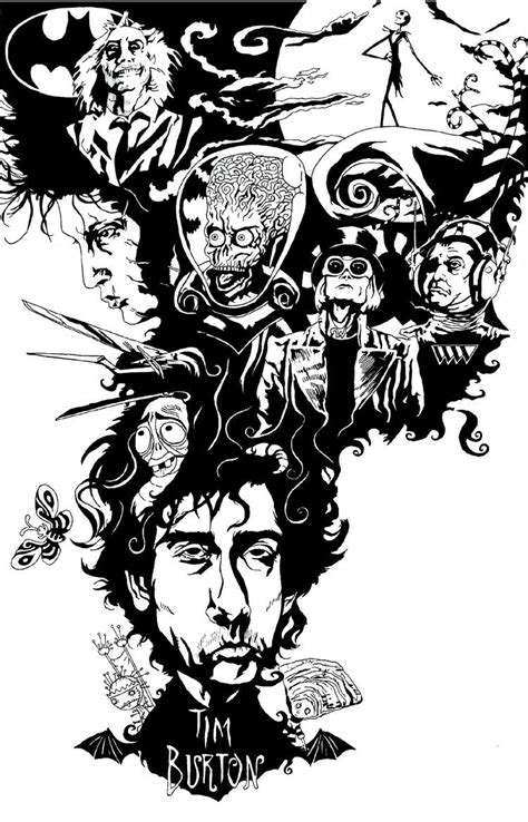 TIM BURTON by Kriztoff on DeviantArt