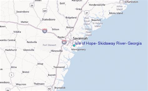 Isle of Hope, Skidaway River, Georgia Tide Station Location Guide