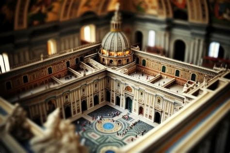 Premium AI Image | Aerial View of the Sistine Chapel in Vatican City