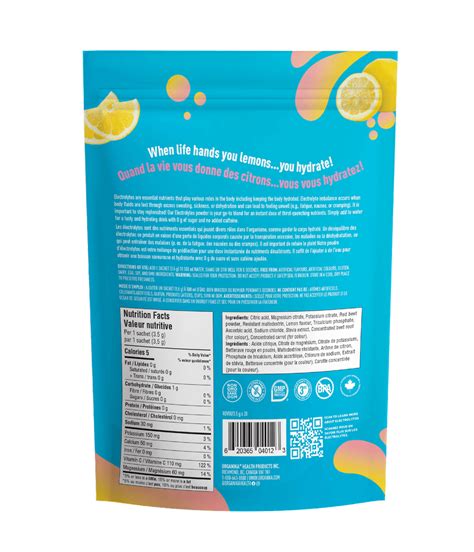 Electrolytes Sachets - Pink Lemonade | Organika Health Products