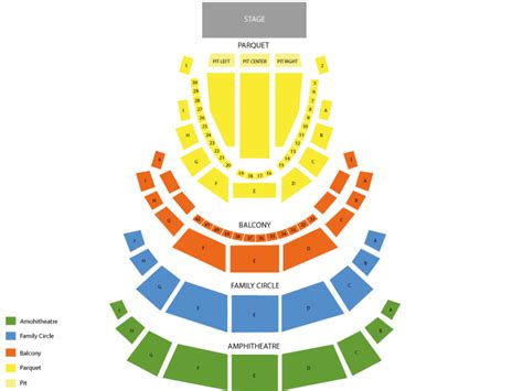 Academy of Music Seating Chart | Cheap Tickets ASAP