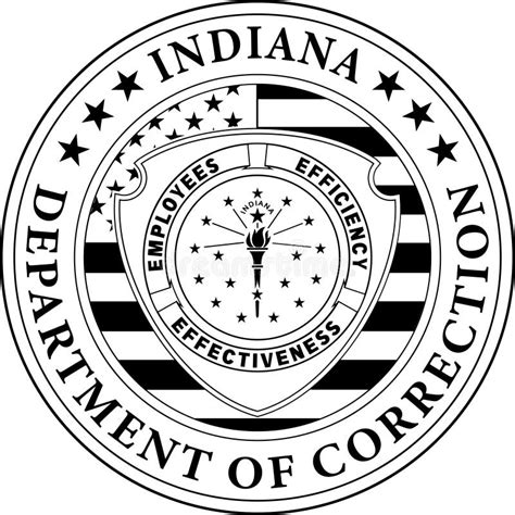 Indiana Department of Correction Logo Stock Photo - Illustration of sketch, monogram: 251903808