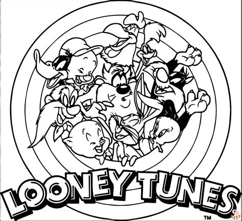 Looney Tunes Coloring Rings