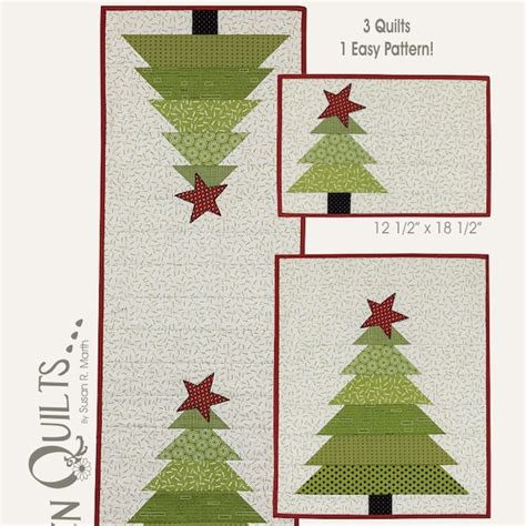 Pine Tree Quilt Pattern - Etsy