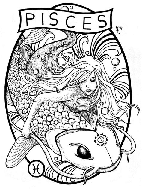 Pisces Fish Drawing at GetDrawings.com | Free for personal use Pisces ...