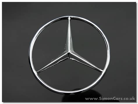 Black mercedes emblems badges