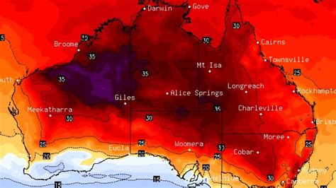 Weather: Heatwave forecast to move from northwest Australia into southeast | news.com.au ...