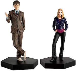 The 10th Doctor And Rose Tyler Figure Set - Go Doctor Who