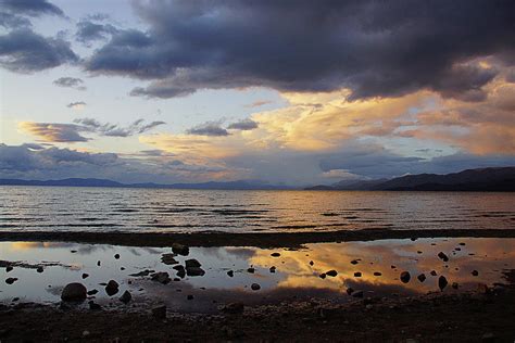 Lake Tahoe Sunset Photograph by Thomas Bomstad - Fine Art America