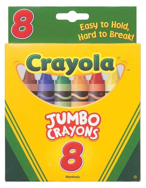 Jumbo 8 Count Crayola Crayons