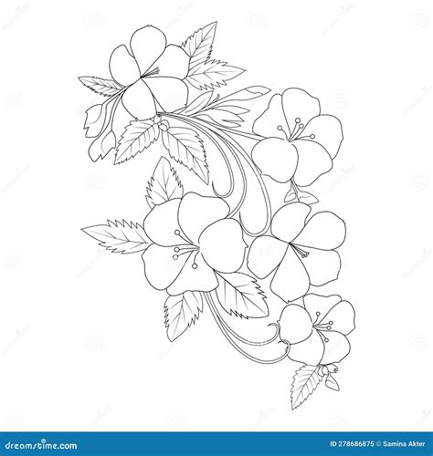 Creative Flower Drawing, Flower Zen Doodle Tattoo Designs, Hibiscus ...