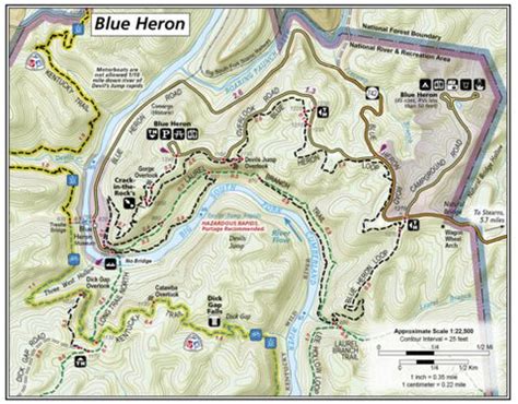 241 :: Big South Fork National River and Recreation Area Map by ...