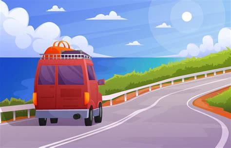 Road Trip Activity Background 7906965 Vector Art at Vecteezy