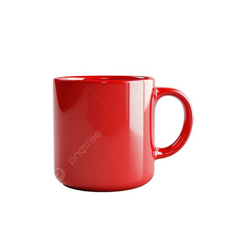 Red Ceramic Mug, Red, Mug, Cup PNG Transparent Image and Clipart for Free Download