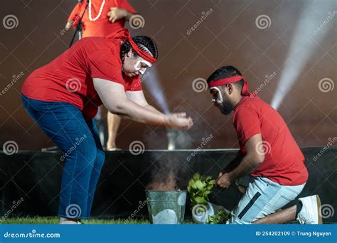 Smoking Ceremony at the Darwin Festival Editorial Stock Image - Image of festival, culture ...