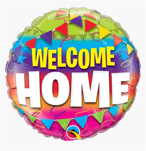 Transparent Balloons - Welcome Home Foil Balloon, HD Png Download ...