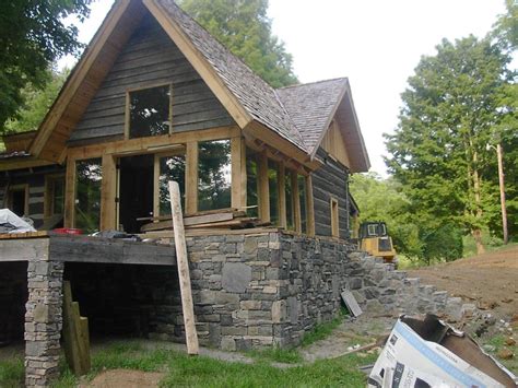 log and stone house on stilts - Yahoo Image Search Results | Timber ...