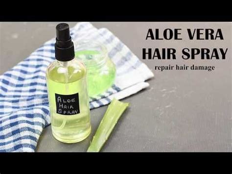 ALOE VERA TO REPAIR DRY DAMAGED HAIR | Aloe vera for hair, Diy hair ...