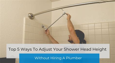 Top 5 Ways for Adjustable Height Shower Head Without Hiring a Plumber ...