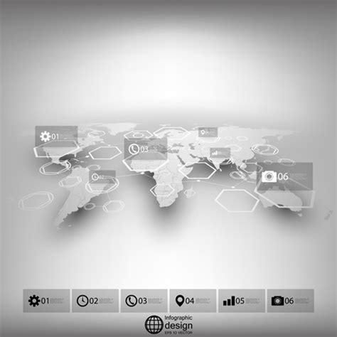 World maps infographics design vectors 10 - WeLoveSoLo