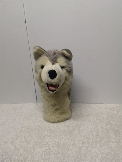 Vintage Wolf Plush Hand Puppet 14 - Etsy