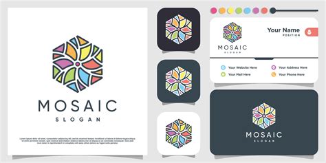 Creative mosaic logo design with modern concept Premium Vector 9366383 Vector Art at Vecteezy