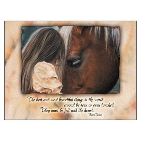 Leanin' Tree In Their Own World Blank Horse Greeting Card | Blank cards, Horses, Cards